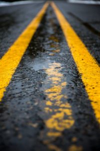 Markeringar på vägen